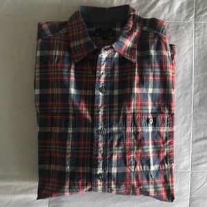 Gap Slim fit plaid button down